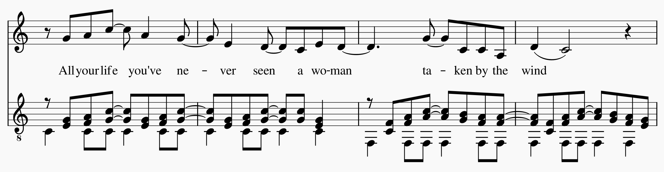 Rhiannon Voice melody 2