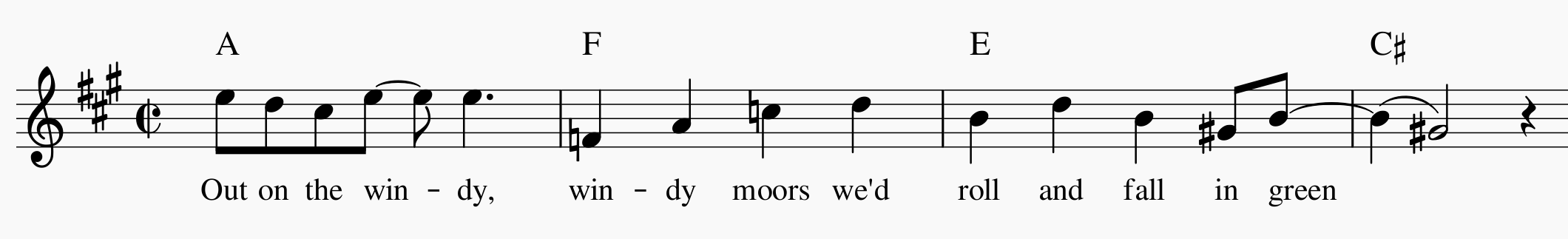 Wuthering Heights verse