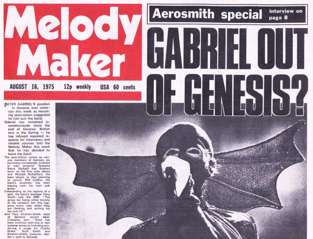 Melody Maker 1975-08-16 Genesis